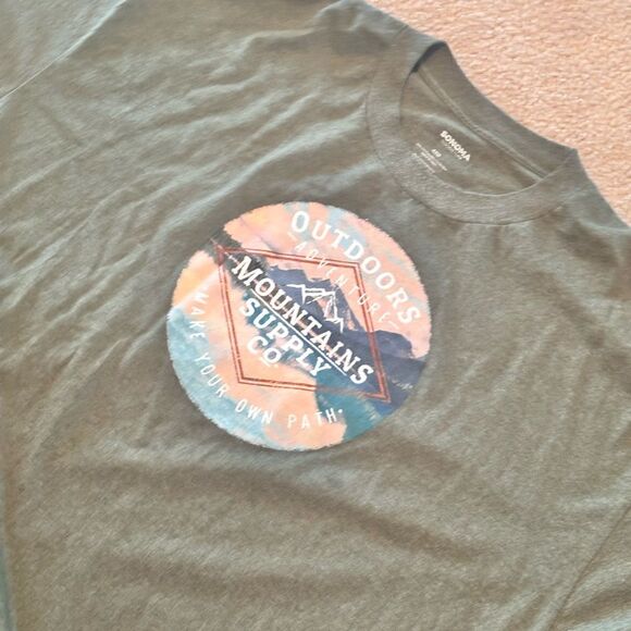 Olive Green Graphic T-Shirt - Picture 3 of 4